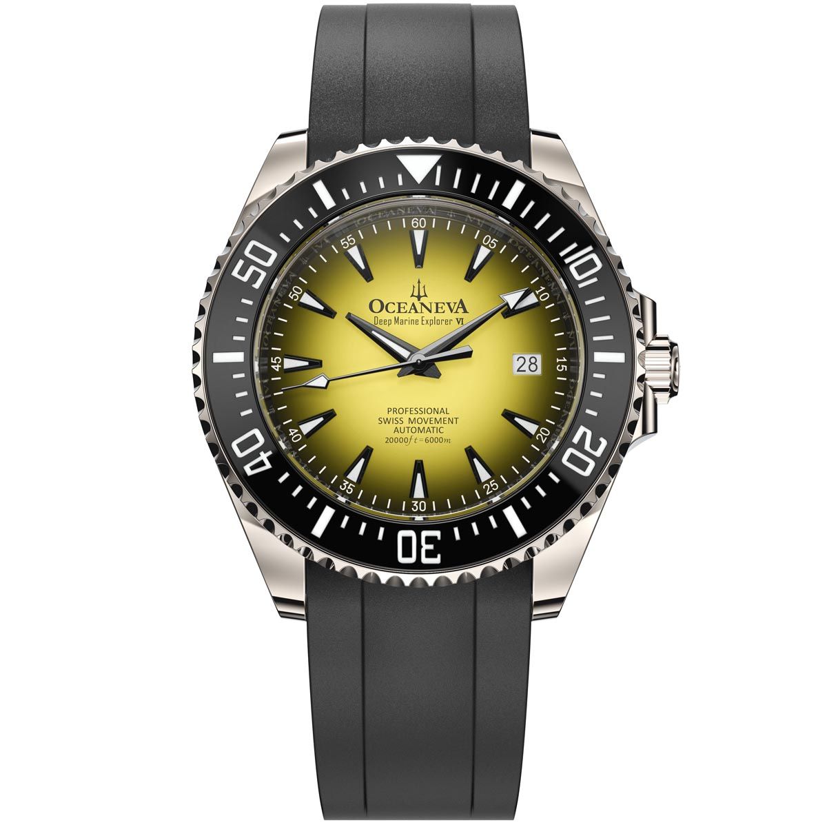 Oceaneva Deep Marine Explorer VI Titanium Automatic 6000m Yellow