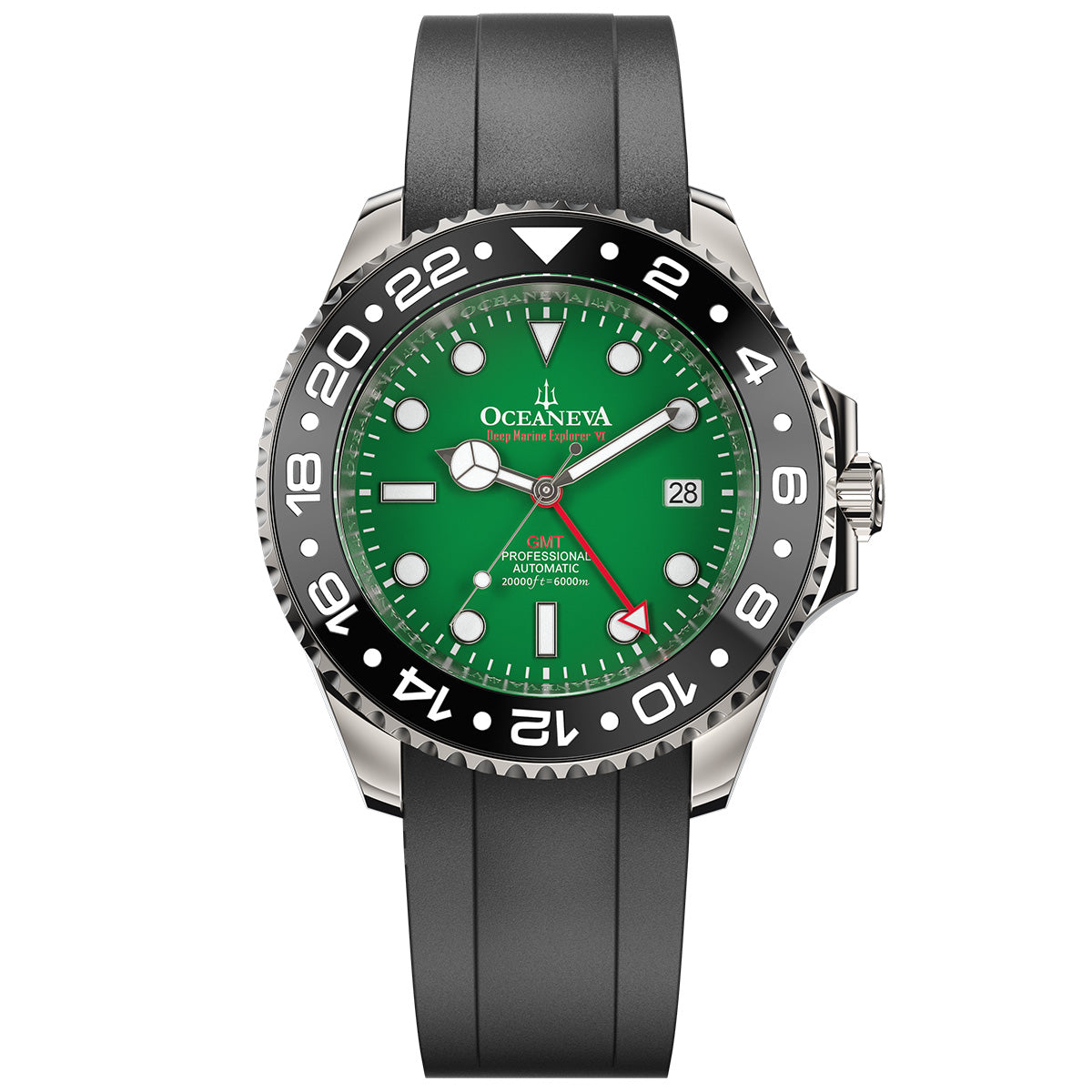 Oceaneva 6000m GMT Deep Marine Explorer VI Grade 5 Titanium