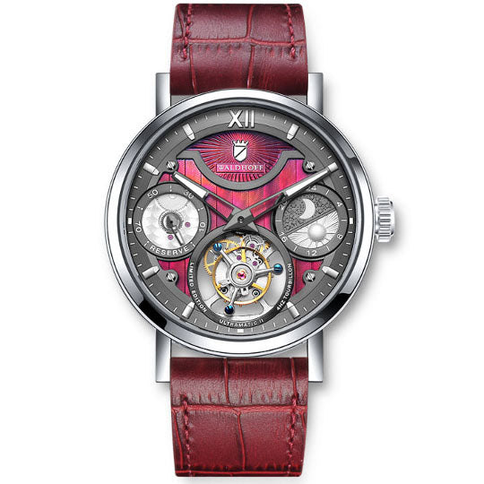 Manufaktur Waldhoff Ultramatic II Tourbillon Burgundy