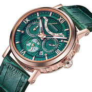 Manufaktur Waldhoff Multimatic II Automatic Emerald Malachite Limited Edition