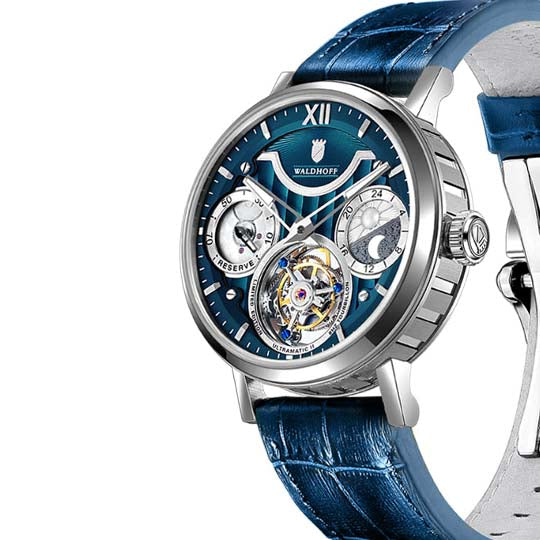 Manufaktur Waldhoff Ultramatic II Tourbillon Royal Blue
