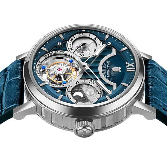 Manufaktur Waldhoff Ultramatic II Tourbillon Royal Blue