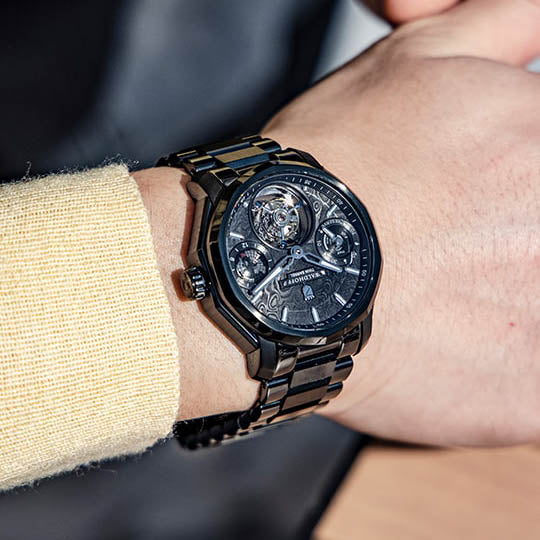 Manufaktur Waldhoff Continental Tourbillon Black