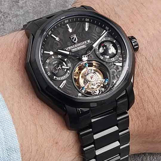 Manufaktur Waldhoff Continental Tourbillon Black