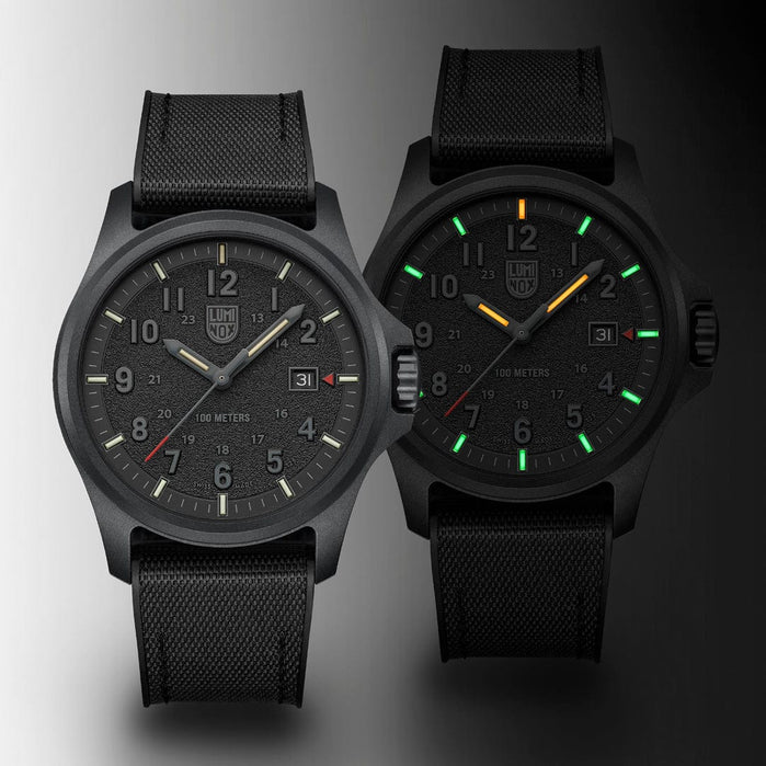 Luminox Atacama Tritium Field Watch 43mm Blackout angled shot picture