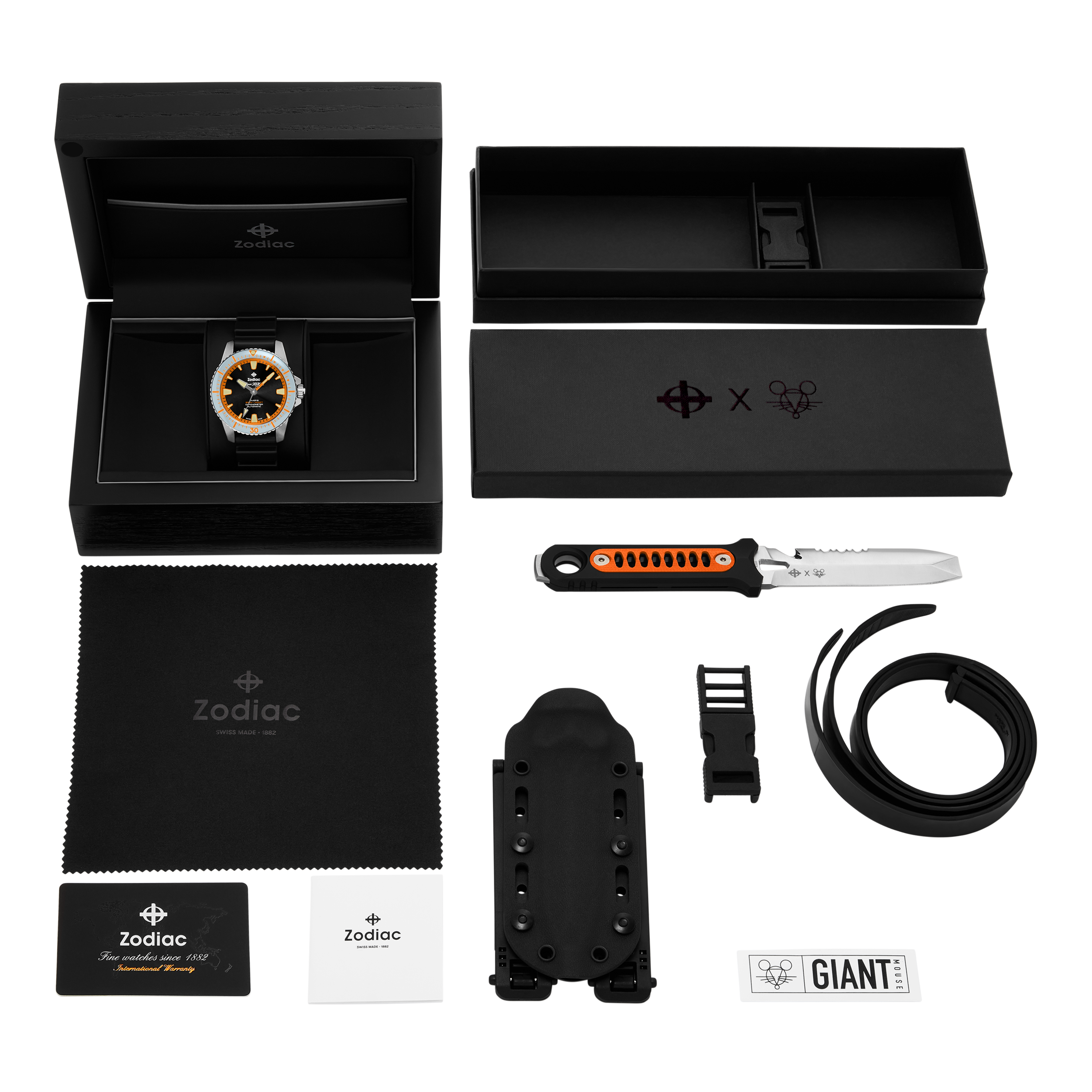 Zodiac Pro-Diver Automatic x Giant Mouse Collab Limited Edition
