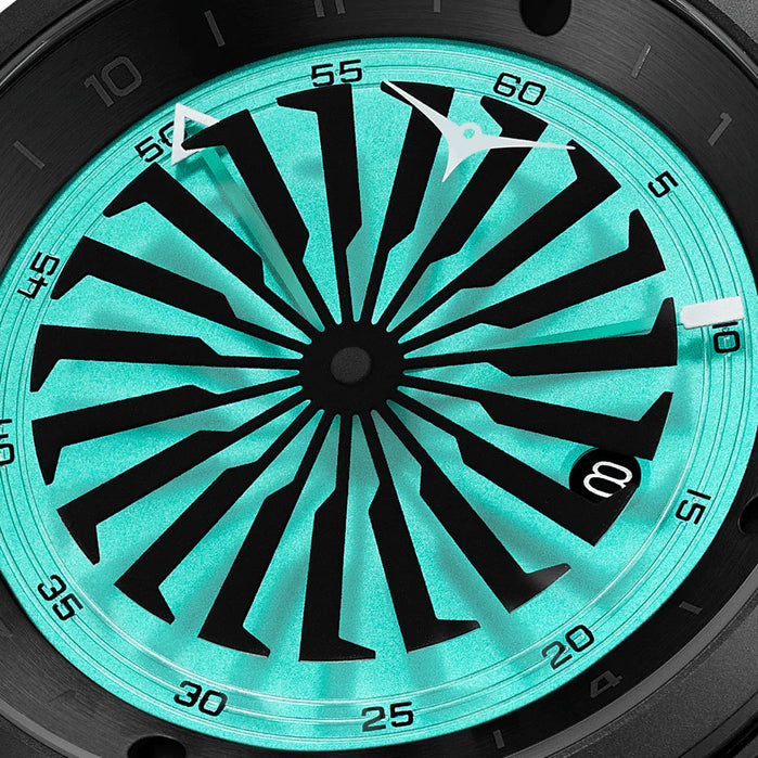 Zinvo Blade Automatic Cyan angled shot picture