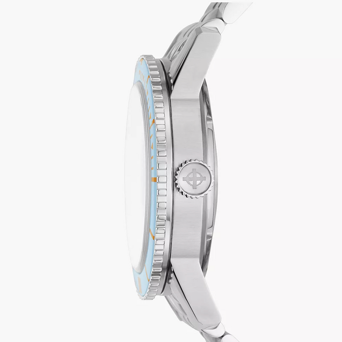 Zodiac Sea Wolf Compression Automatic SS Silver angled shot picture