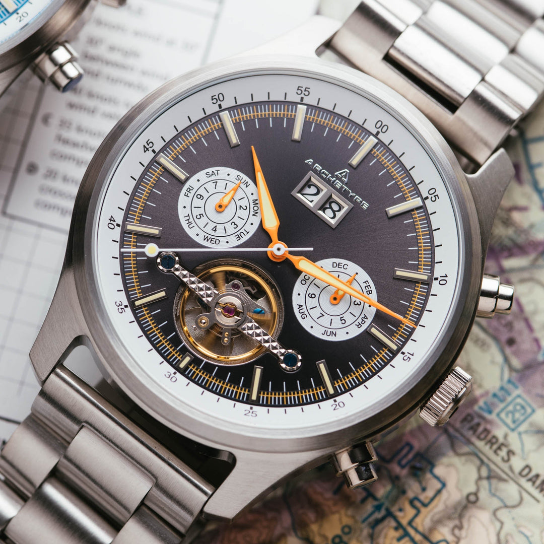 Archetype Blackhawk Automatic Reverse Panda | Watches.com