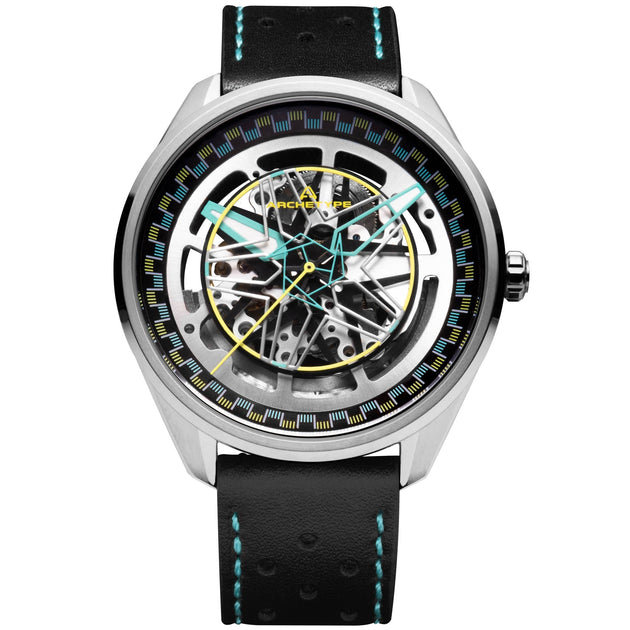 Archetype Challenger Automatic Steel Aqua | Watches.com