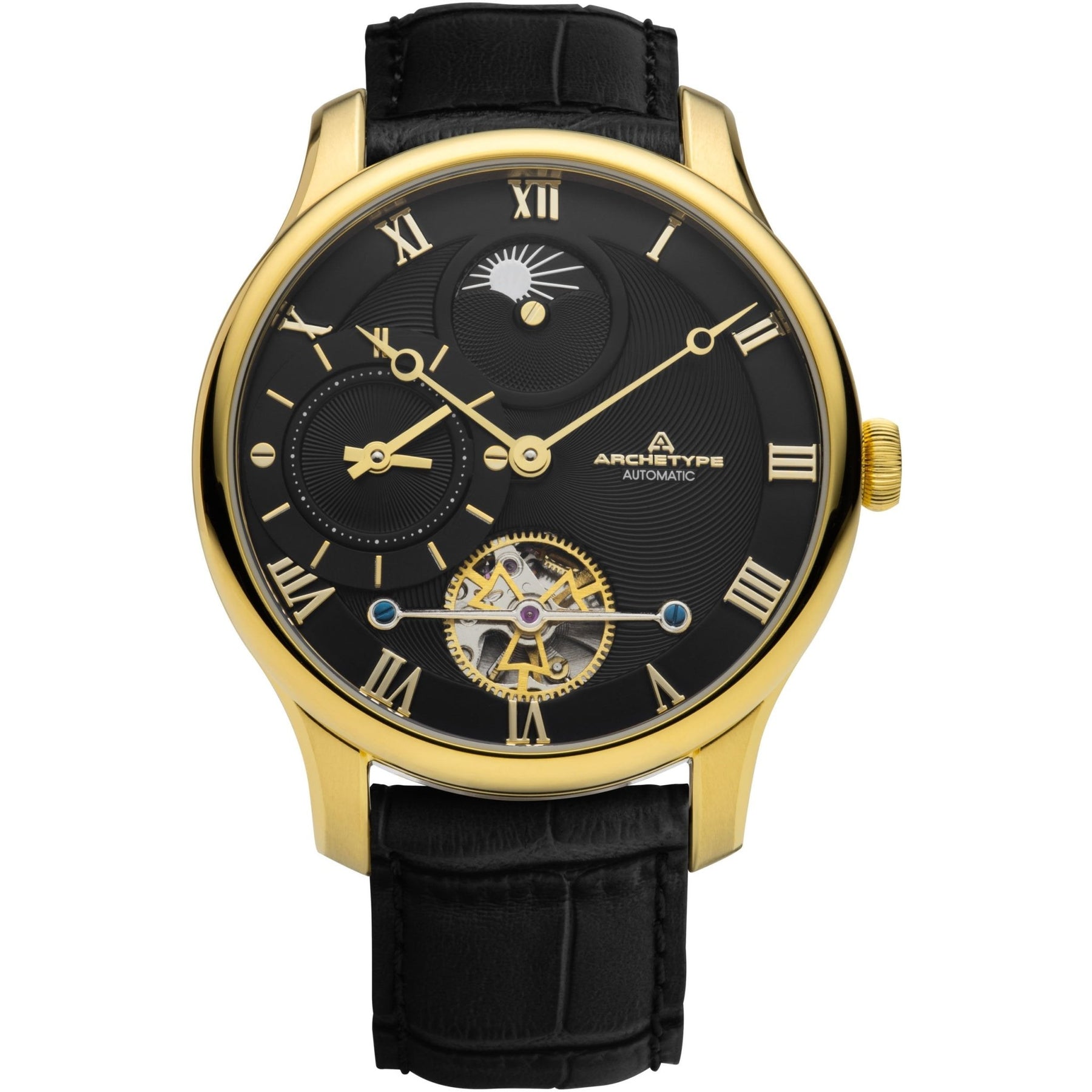 Archetype Dorian Automatic Gold Black | Watches.com