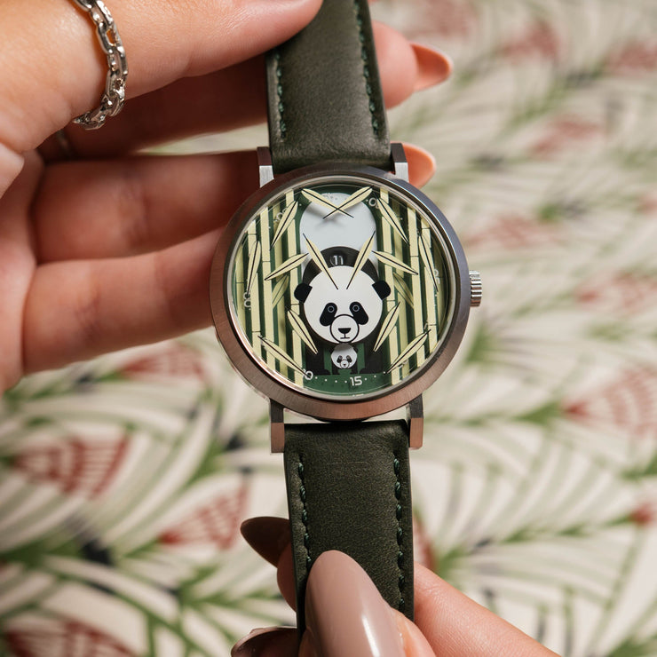 Asterisk x Charley Harper Panda Panda Jump Hour Automatic| Watches.com