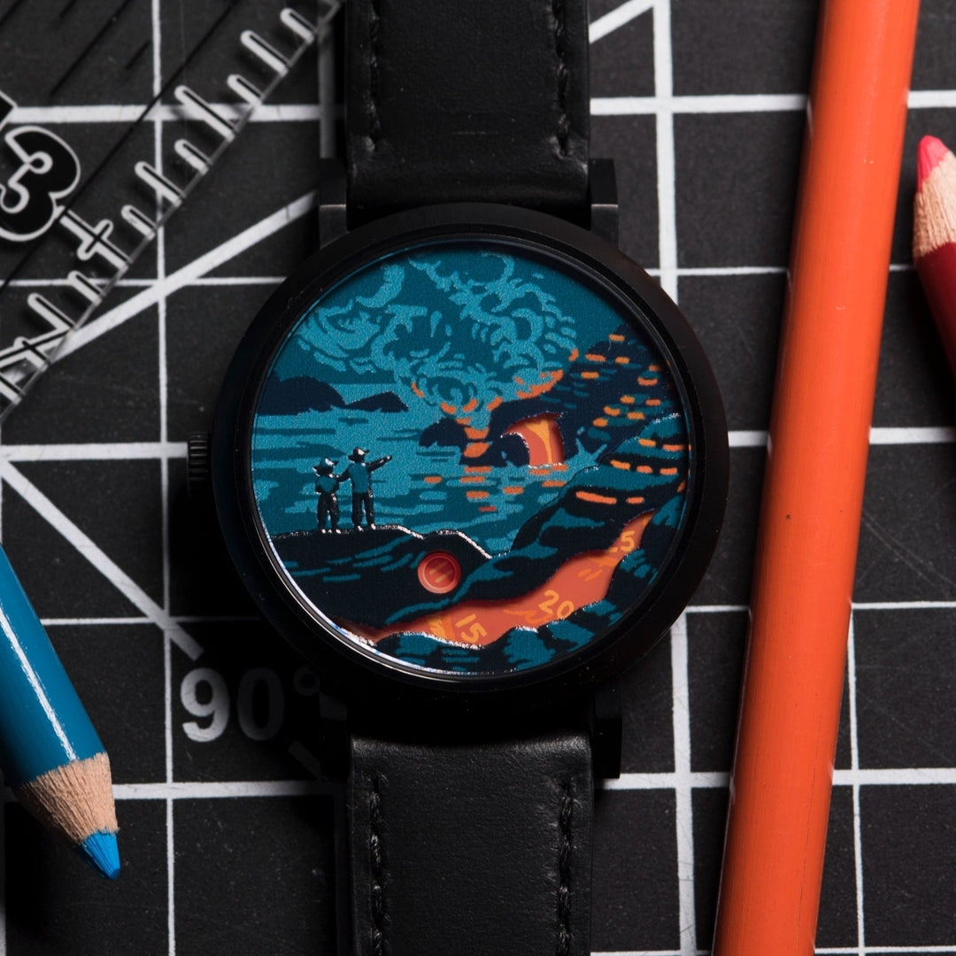 Asterisk Hawaii Volcanoes Jump Hour Automatic | Watches.com