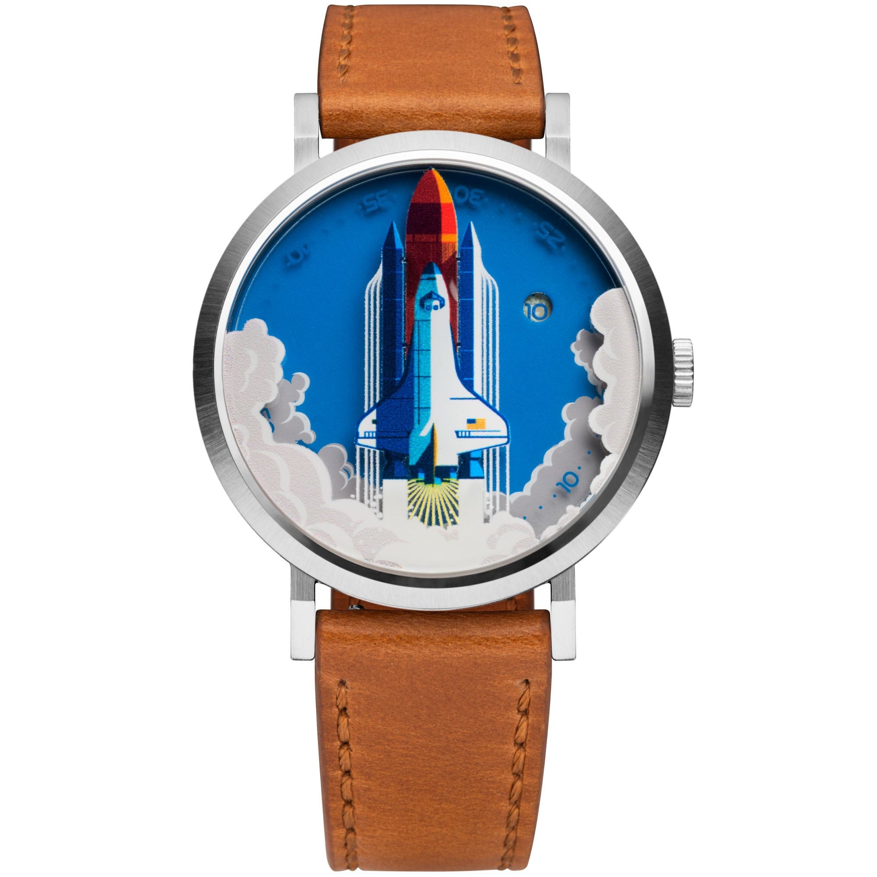 Asterisk Space Shuttle Jump Hour Automatic | Watches.com