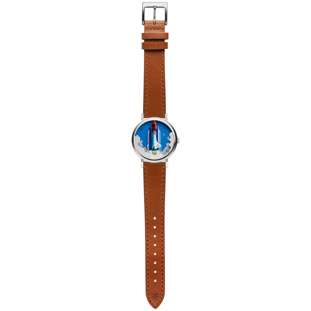 Asterisk Space Shuttle Jump Hour Automatic | Watches.com
