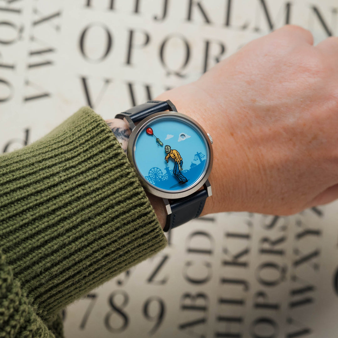 Asterisk Happiness is Fleeting Jump Hour Automatic | Watches.com