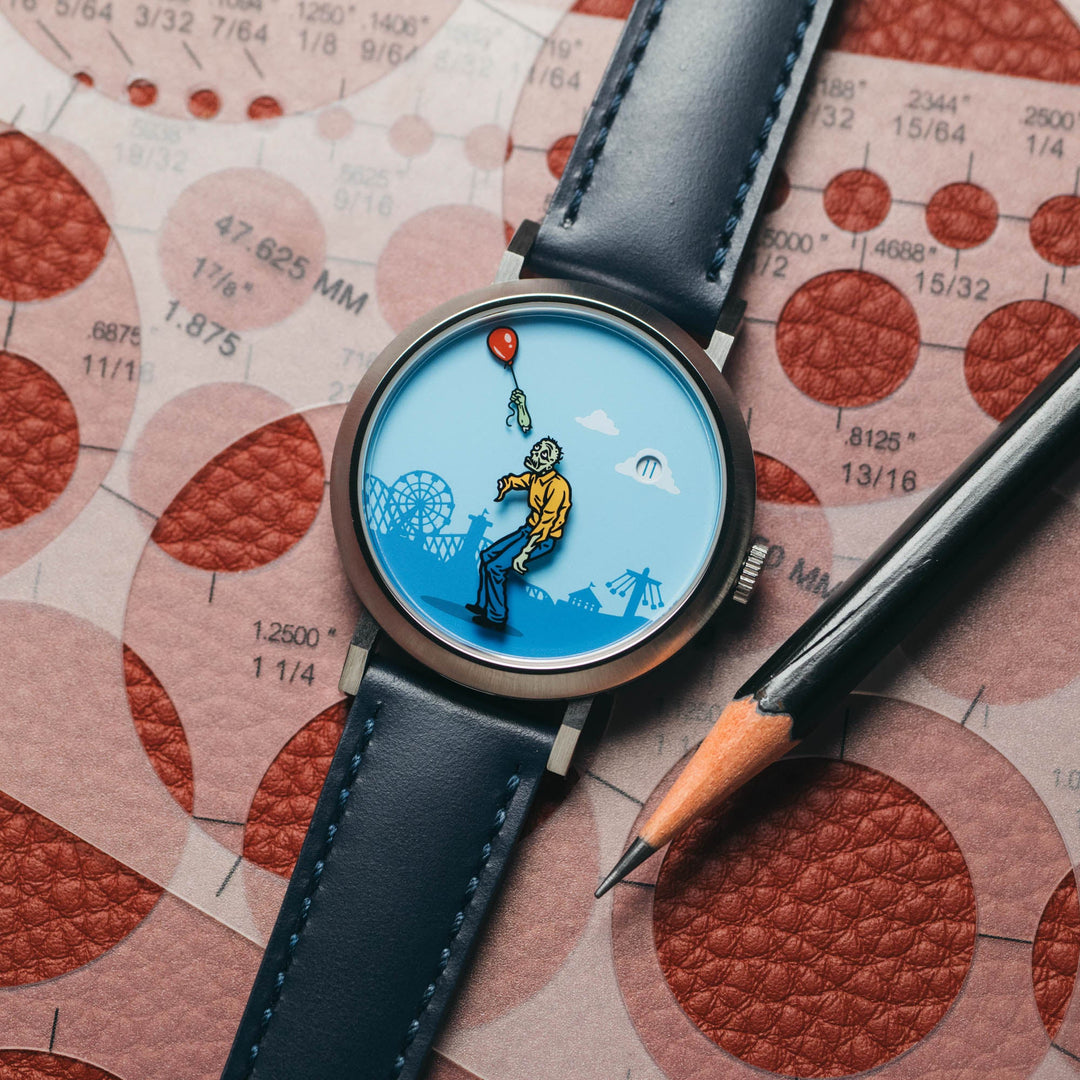 Asterisk Happiness is Fleeting Jump Hour Automatic | Watches.com
