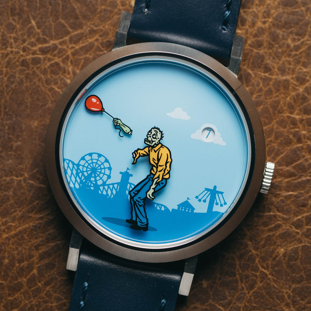 Asterisk Happiness is Fleeting Jump Hour Automatic | Watches.com