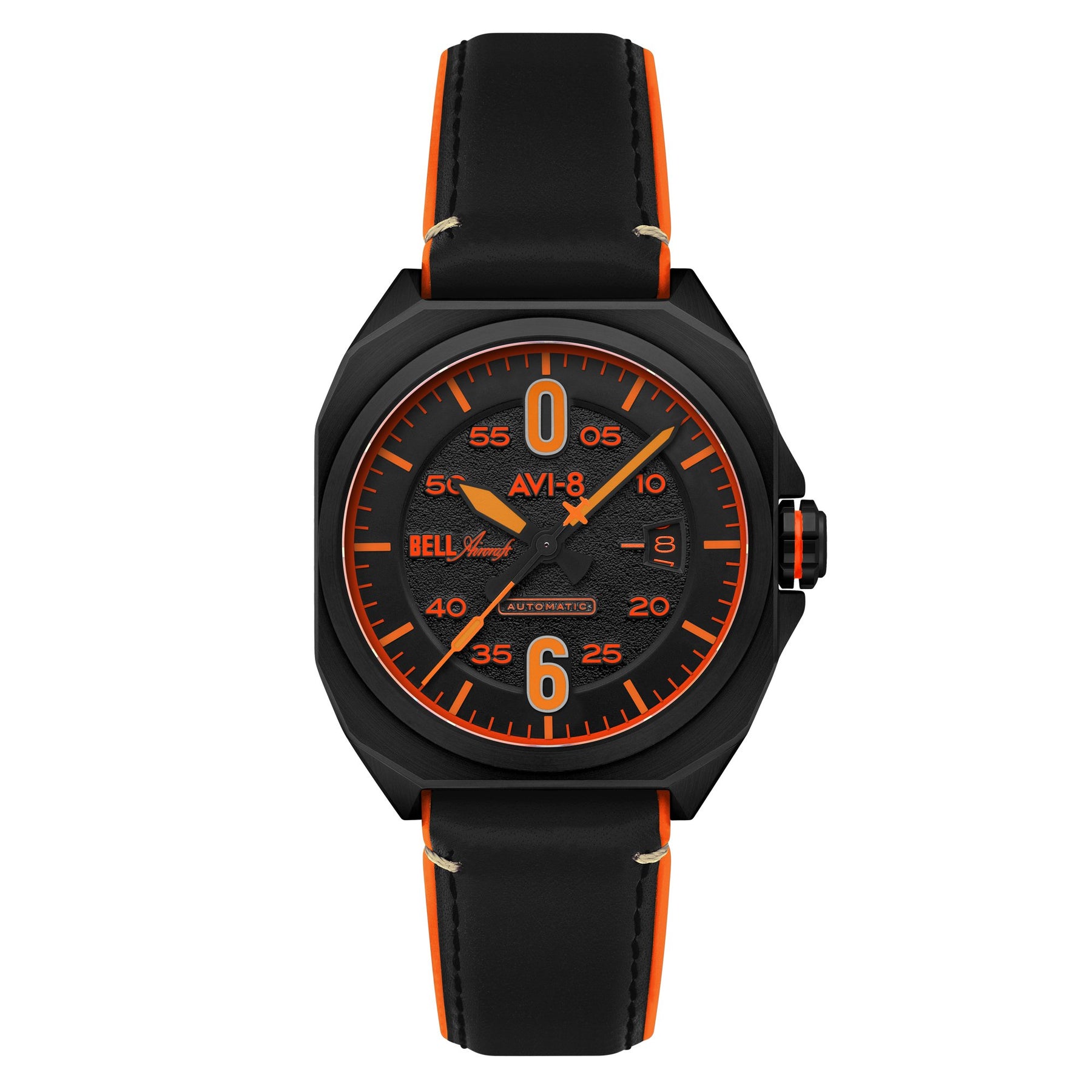 【A_master】 AVI-8 Bell X-1 Machbuster Automatic Jet Black | Watches.com