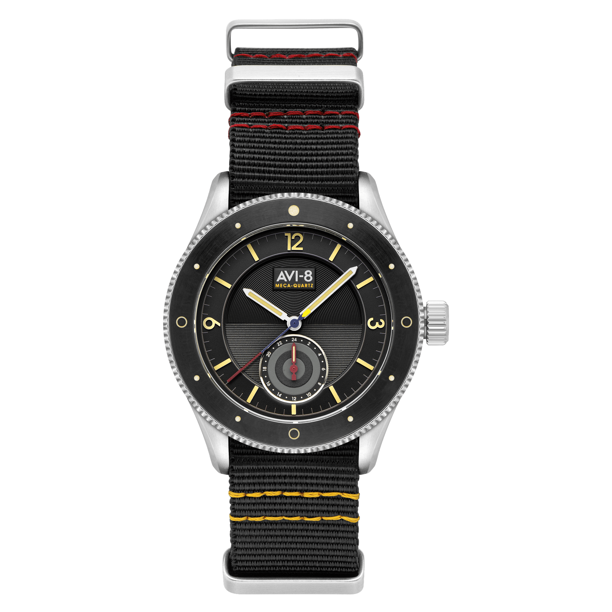 AVI-8 Flyboy Airmaster Sector Meca-Quartz Raven Black – Watches.com