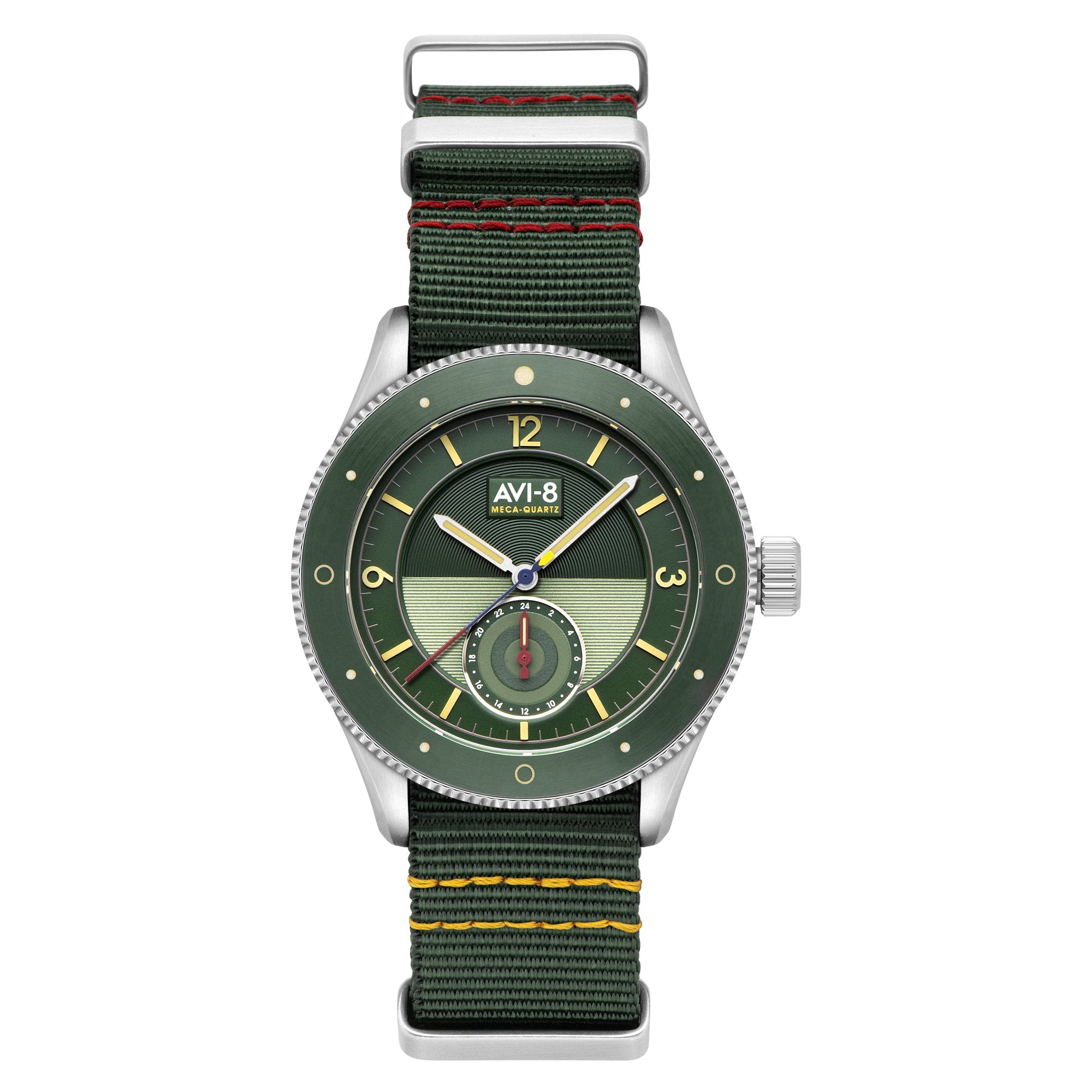 AVI-8 Flyboy Airmaster Sector Meca-Quartz Vert Green | Watches.com