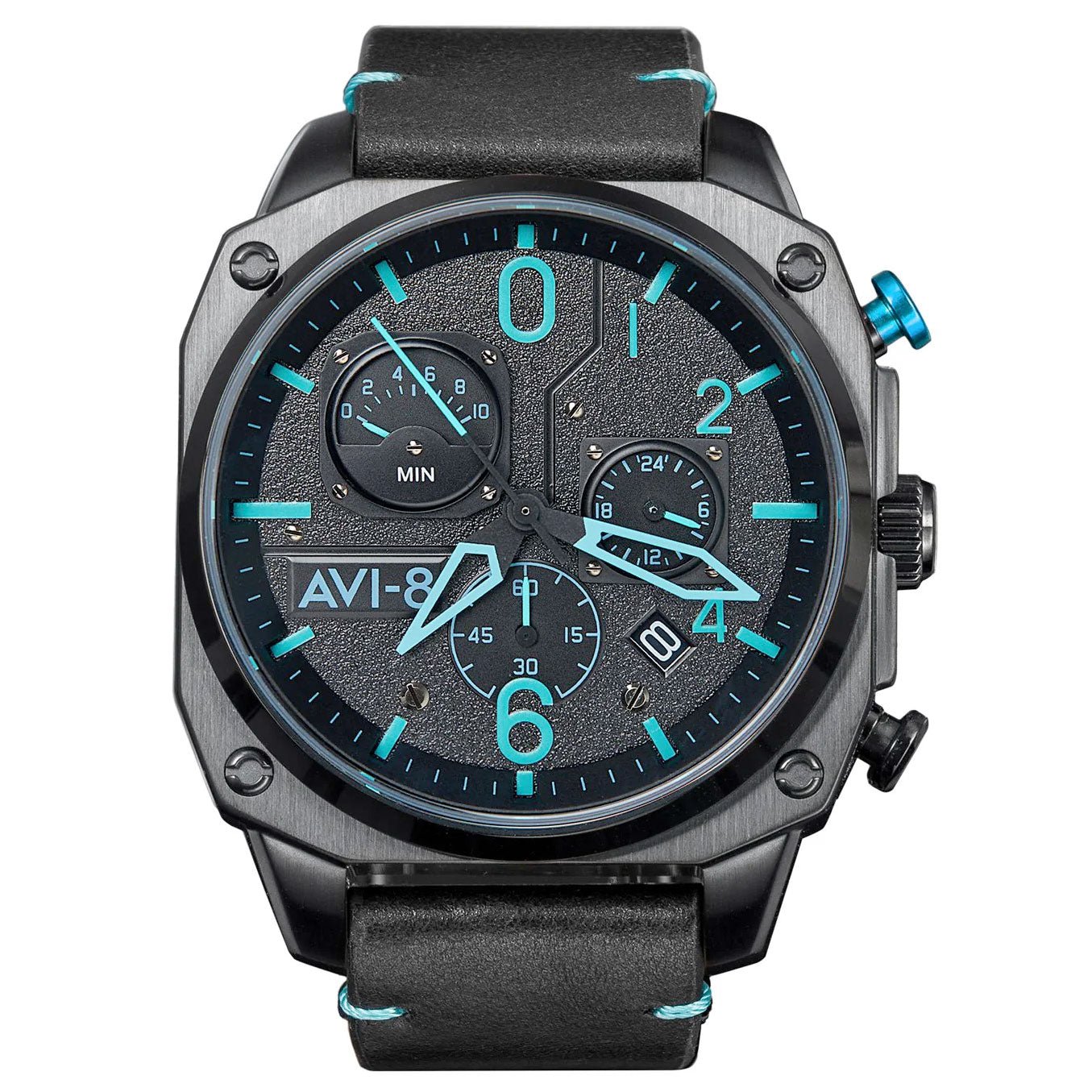 AVI-8 Hawker Hunter Retrograde Chronograph Blue Diamond – Watches.com