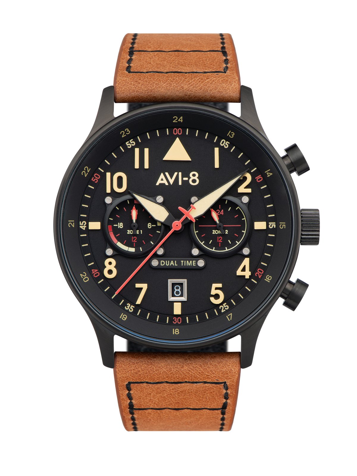 AVI-8 Hawker Hurricane Carey Dual Time Debden | Watches.com