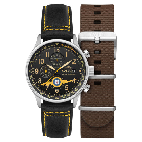 AVI-8 Hawker Hurricane Classic Chronograph Lightning Orange