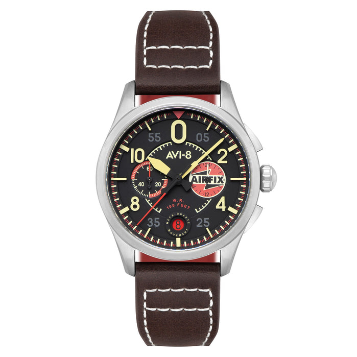 AVI-8 Lock Chronograph Airfix Edition Raven Black angled shot picture