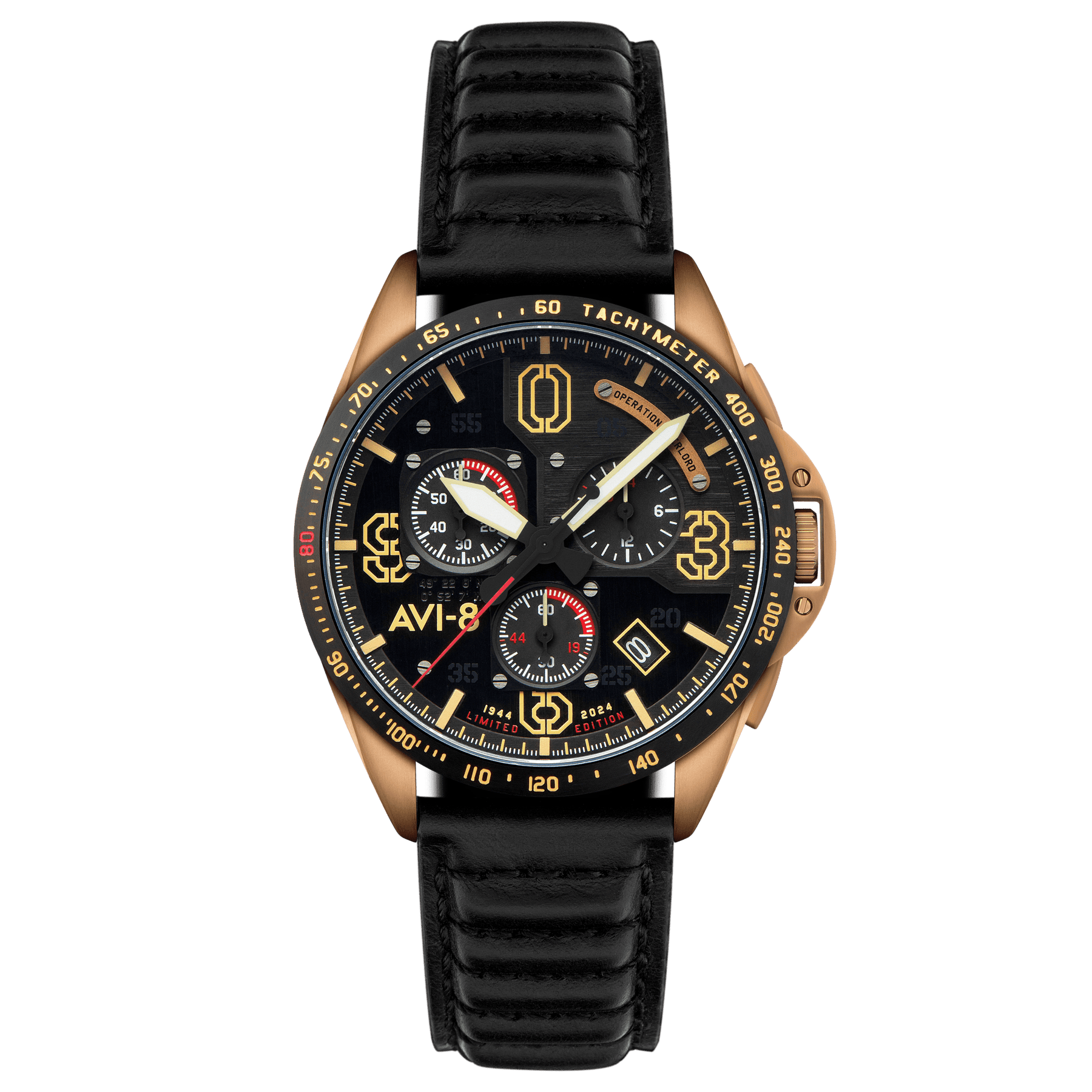 AVI-8 P-51 Mustang Blakeslee Chronograph D-Day 80 Limited Edition