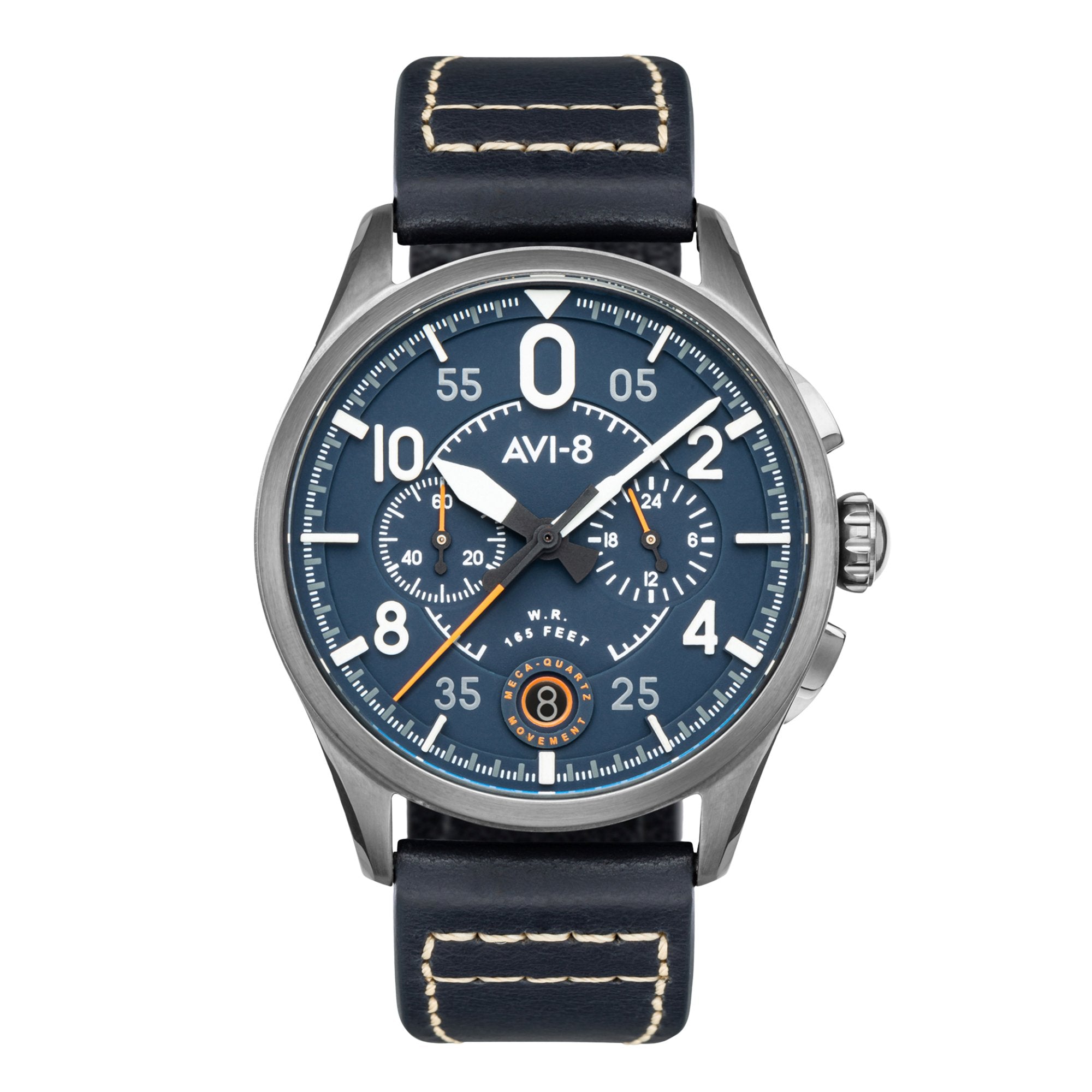 AVI-8 Spitfire Lock Chronograph Channel Blue – Watches.com