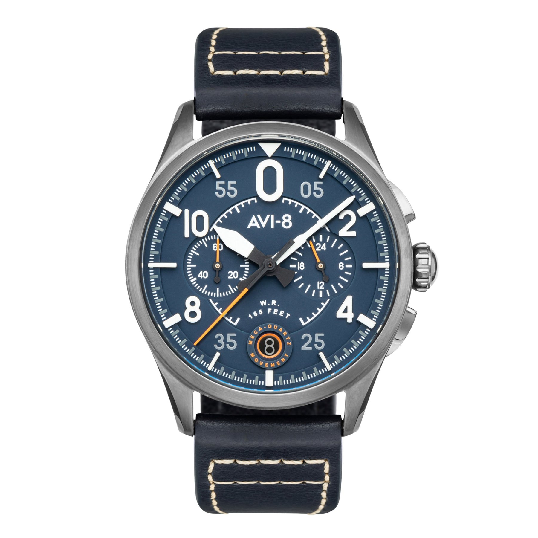 AVI-8 Spitfire Lock Chronograph Channel Blue – Watches.com