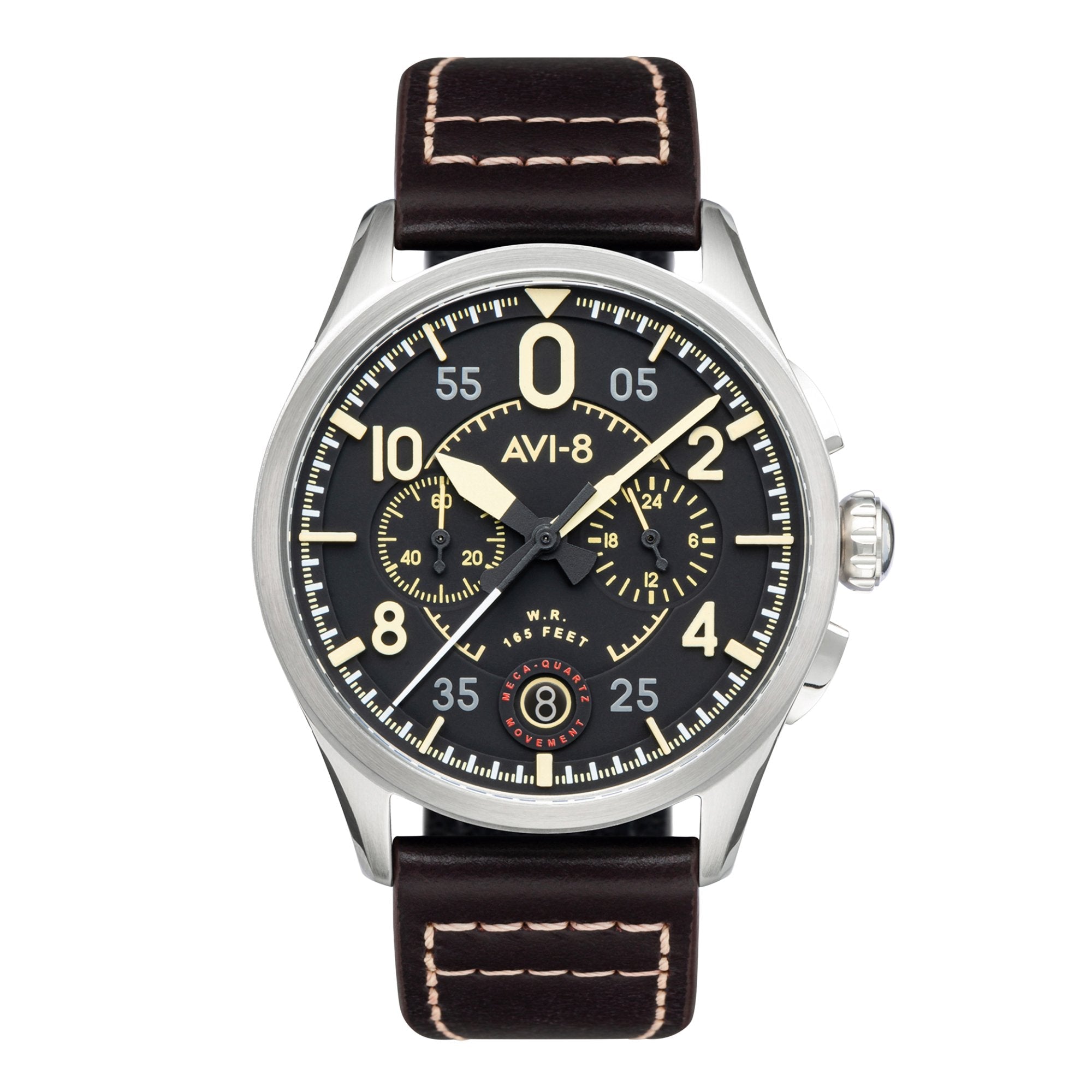 AVI-8 Spitfire Lock Chronograph Midnight Oak – Watches.com