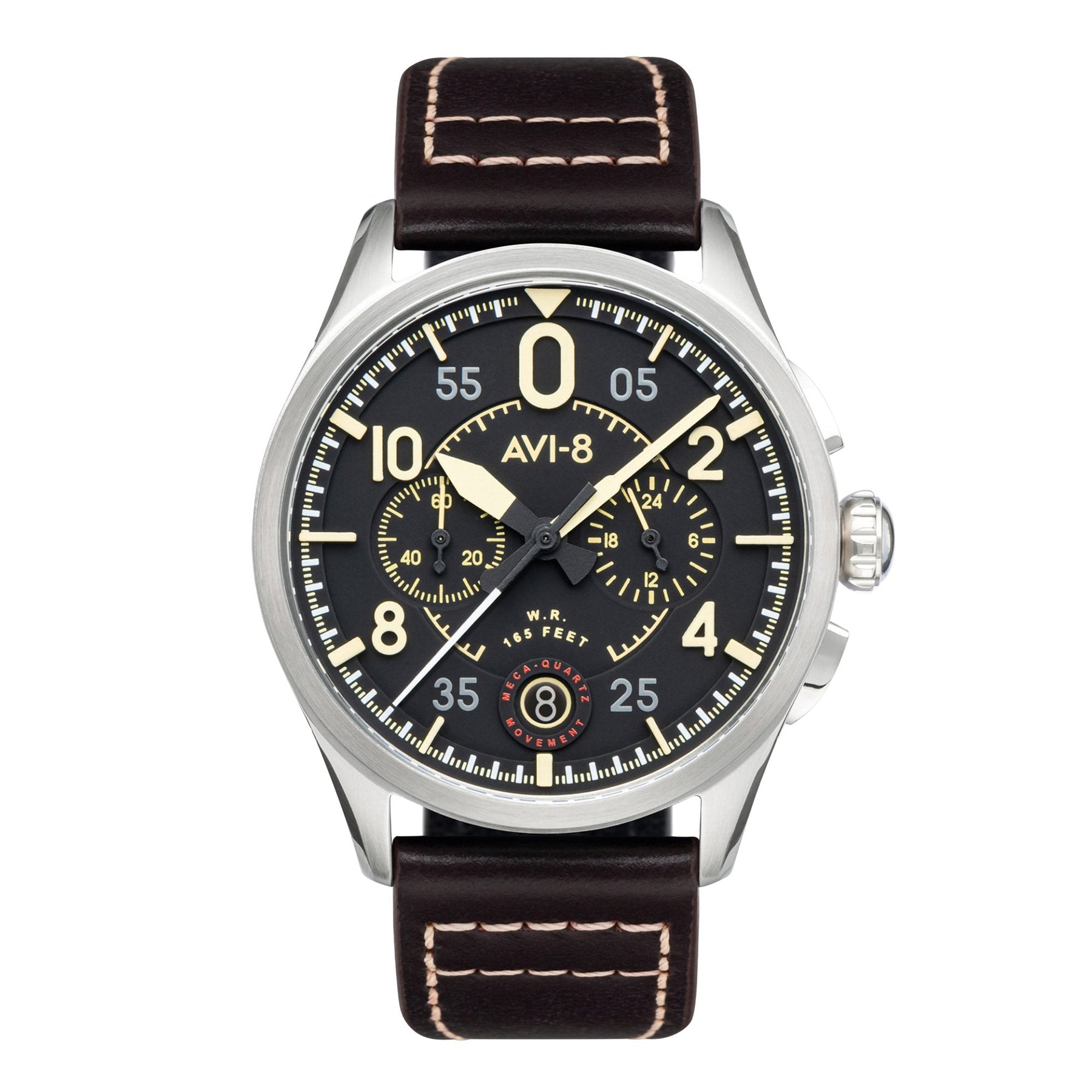 AVI-8 Spitfire Lock Chronograph Midnight Oak | Watches.com