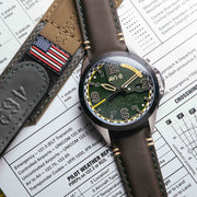 AVI-8 x Watches.com P-51 Mustang Twilight Tear Automatic Green Limited Edition