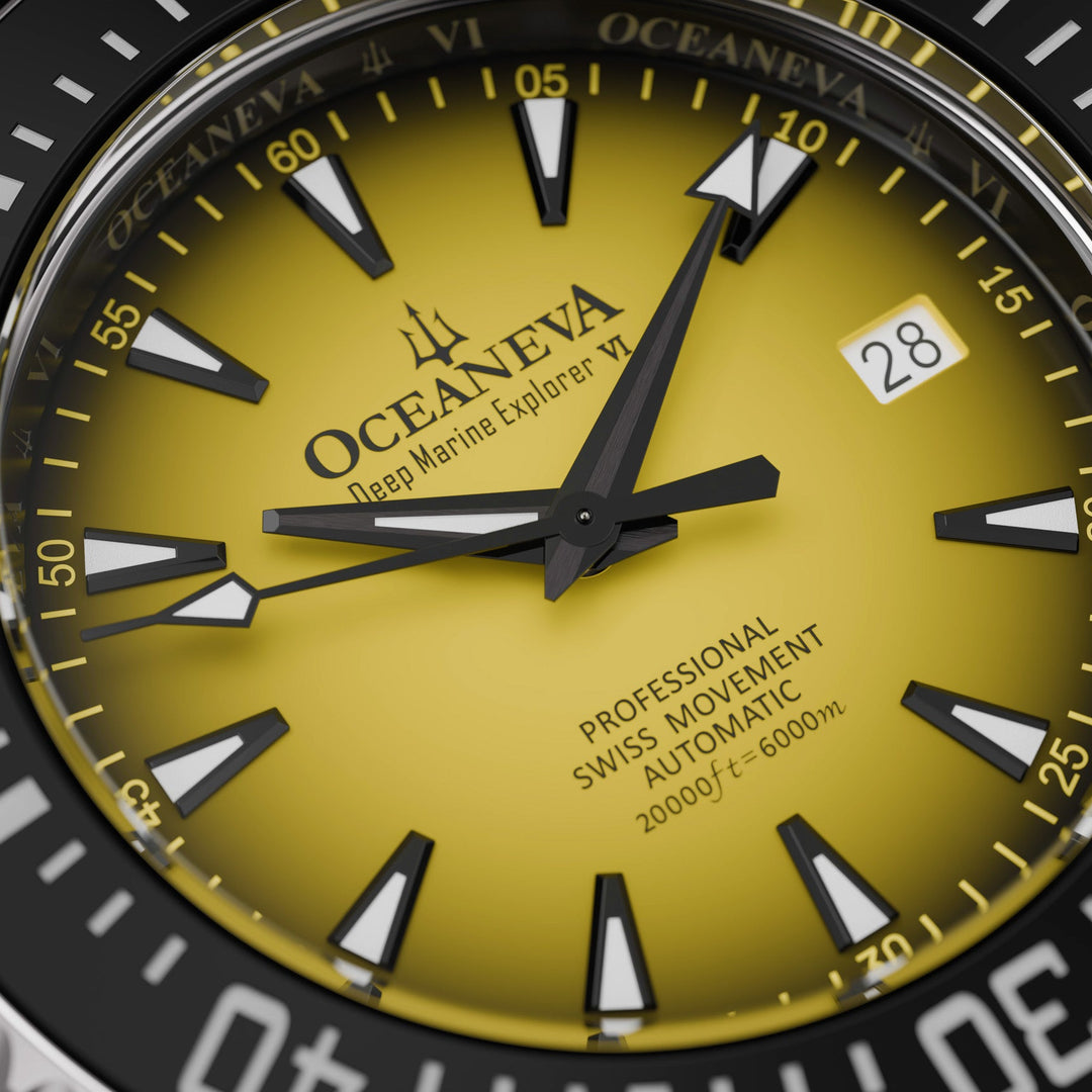 Oceaneva Deep Marine Explorer VI Titanium Automatic 6000m Yellow