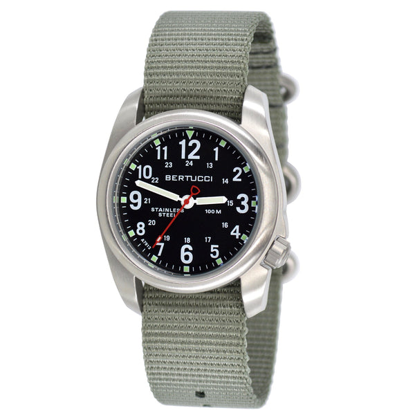 Bertucci A-2S Field Silver Drab Green | Watches.com