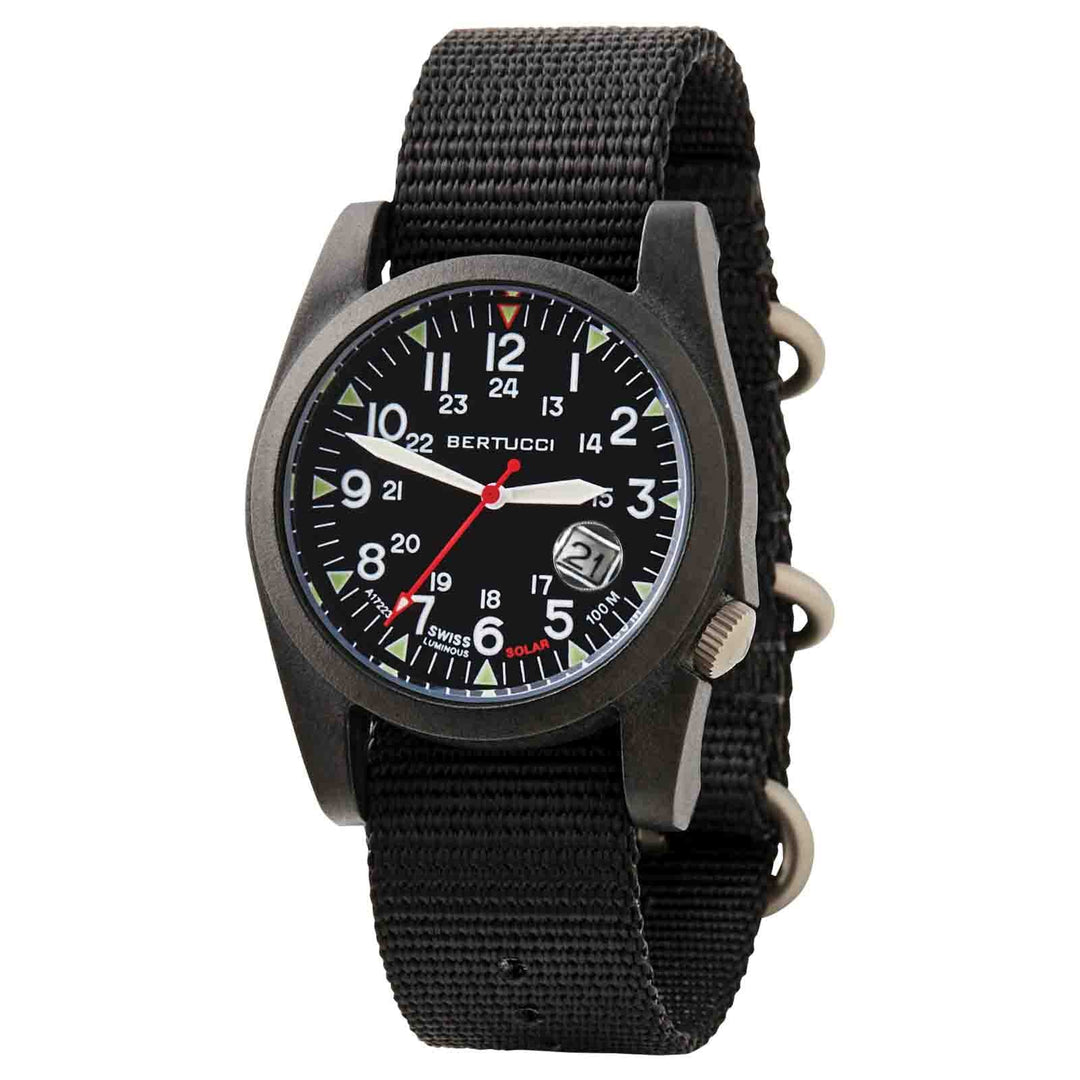 Bertucci A-3PS Solar Field All Black | Watches.com