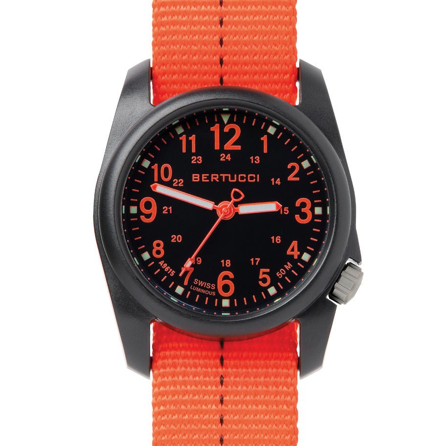 Bertucci DX3 Plus Field Black Orange | Watches.com