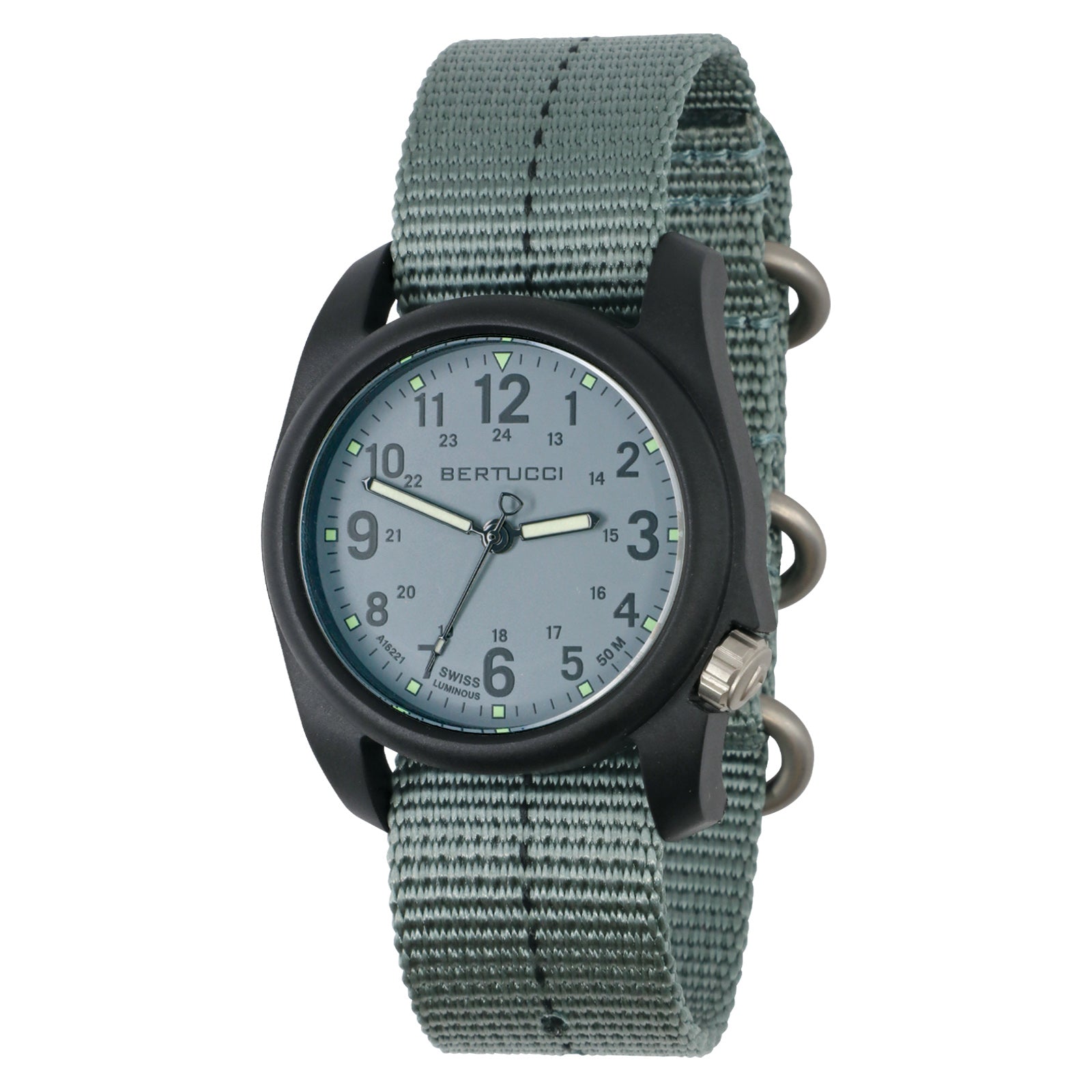 Bertucci DX3 Plus Vintage Drab Gray | Watches.com