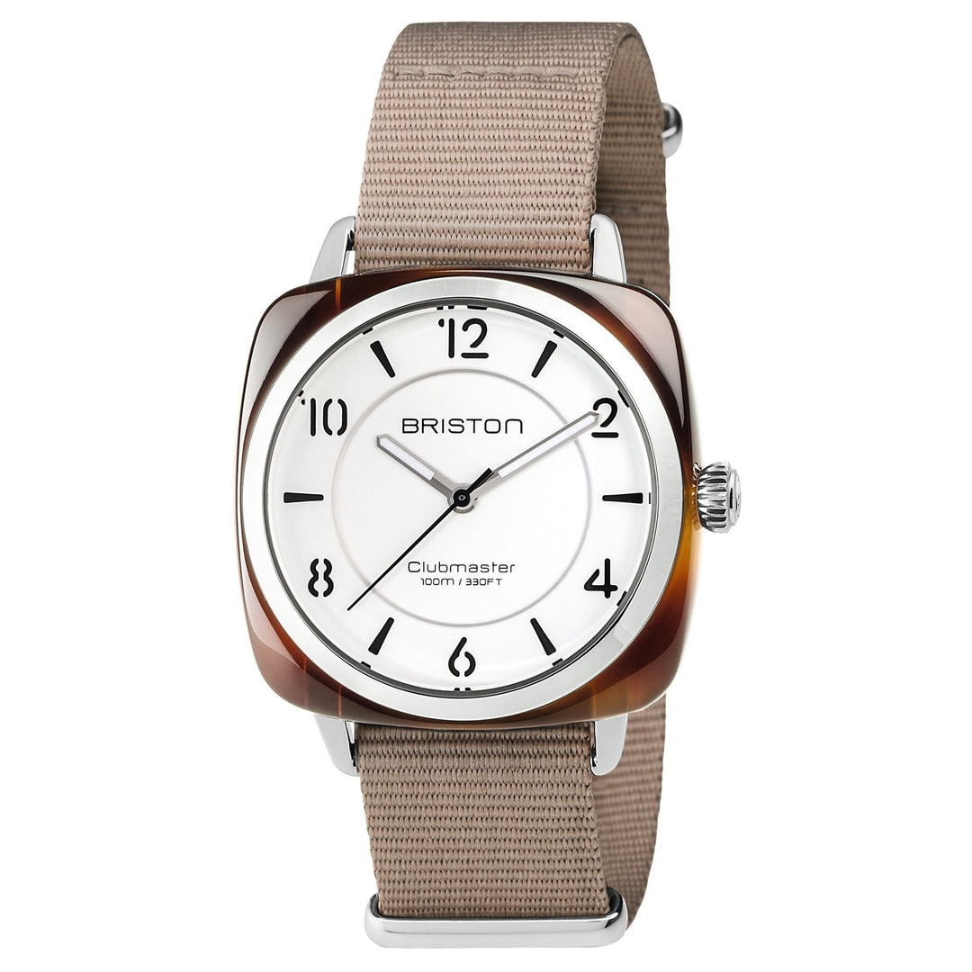 BRISTON CLUBMASTER CHIC 腕時計 Briston Clubmaster Chic HM White | Watches.com