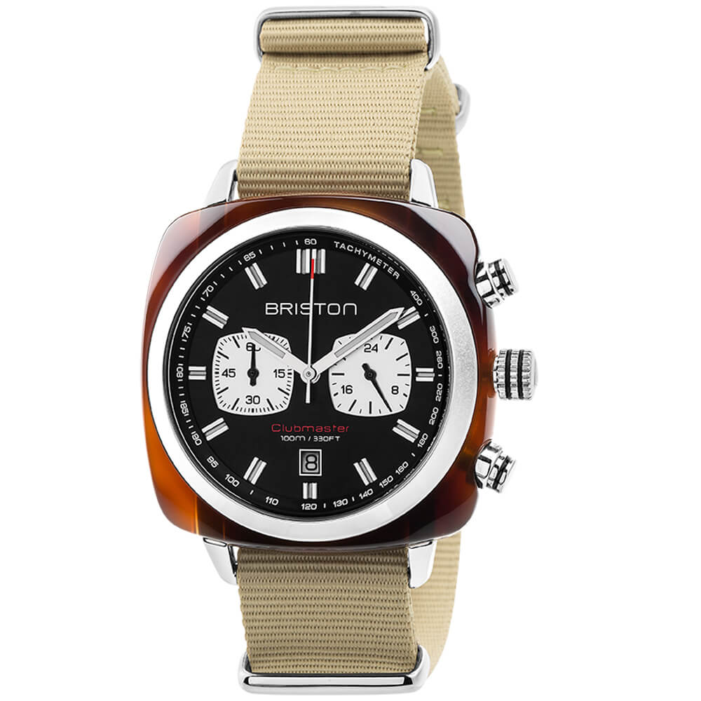 Briston Clubmaster Sport Chrono Black | Watches.com