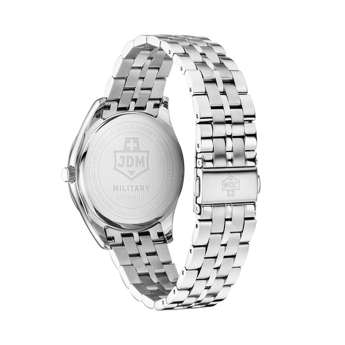 JDM Interlaken Gents 41mm Black Sunray angled shot picture