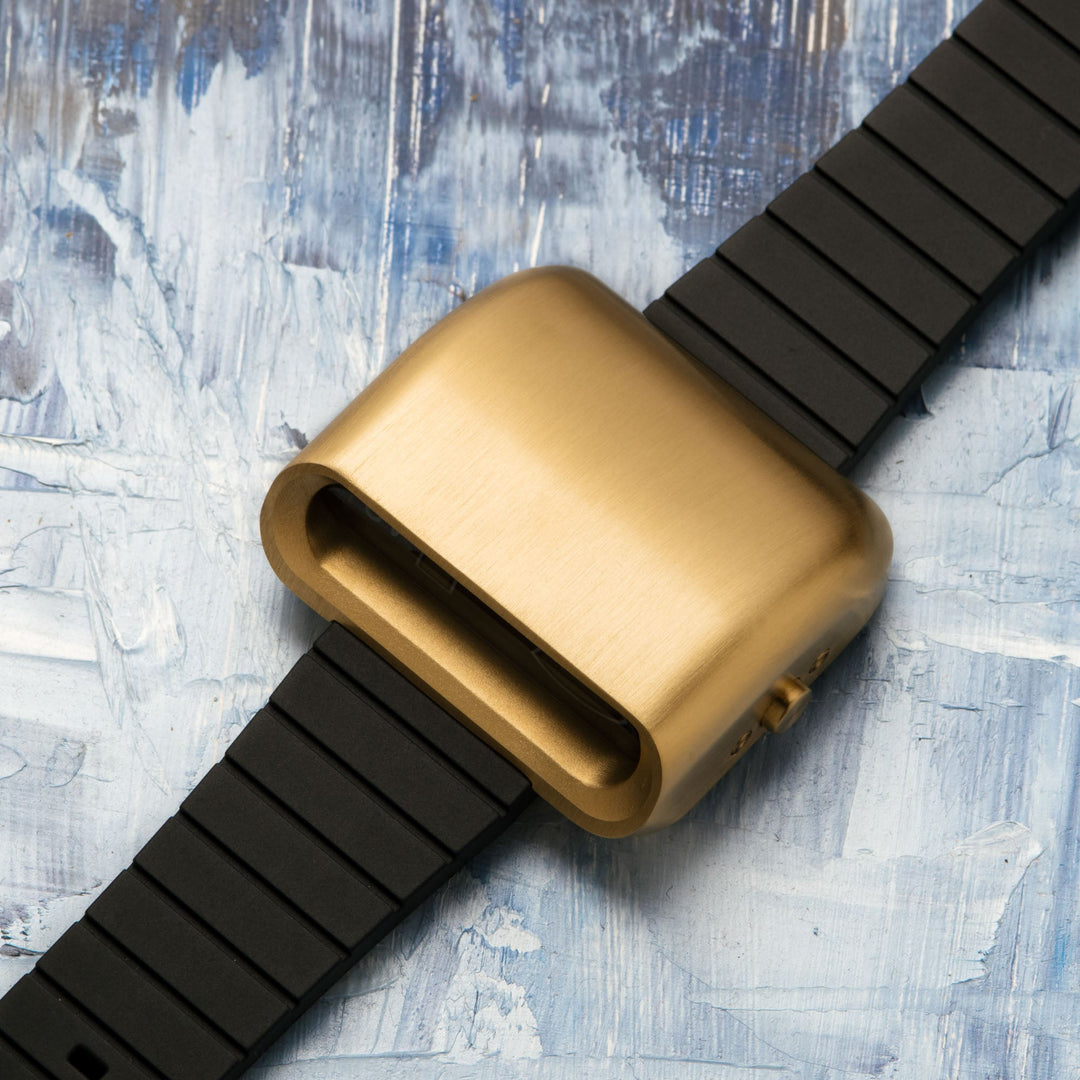 California Watch Co. PCH Driver Jump Hour Gold Black | Watches.com