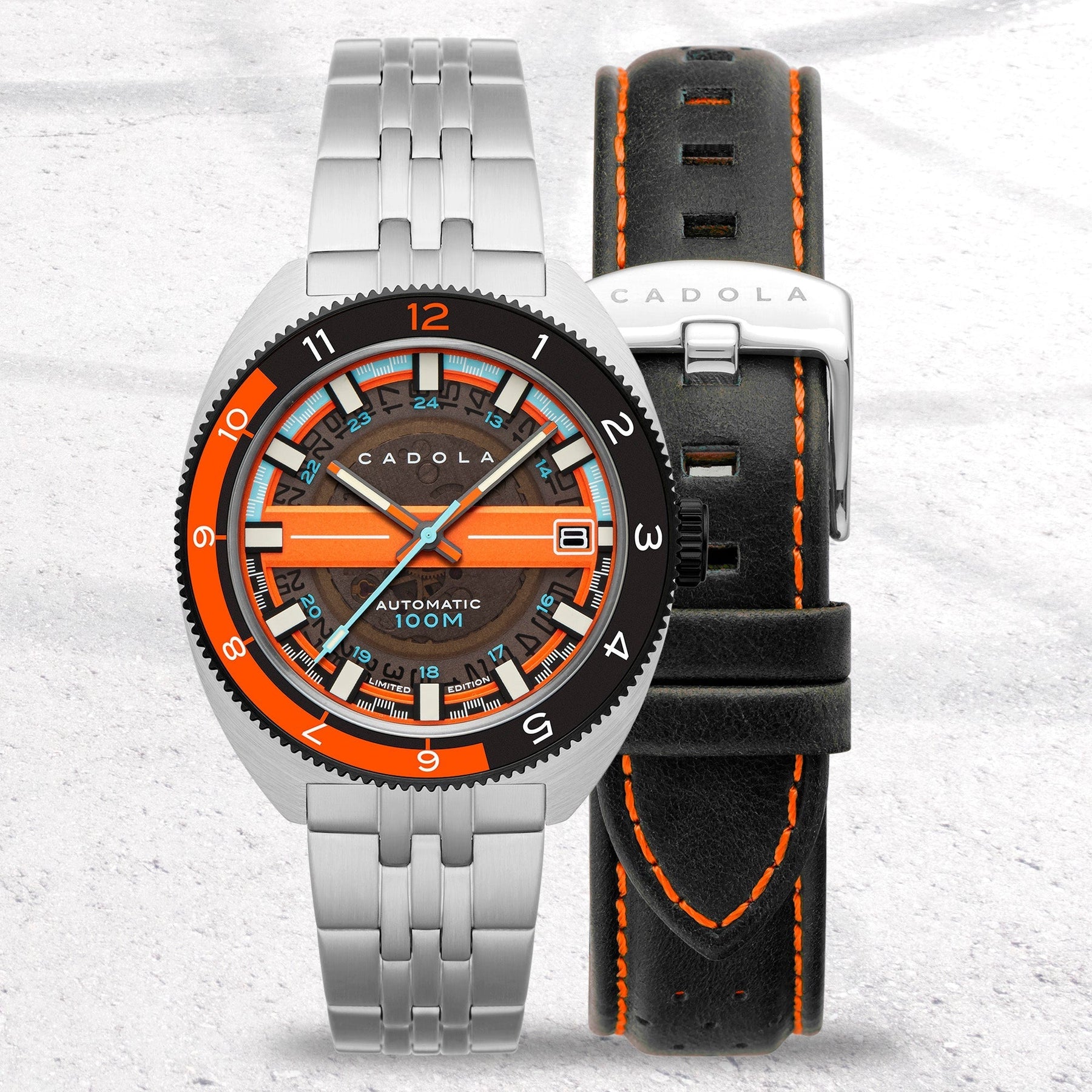 Cadola 1977 Automatic Limited Edition Tangerine – Watches.com