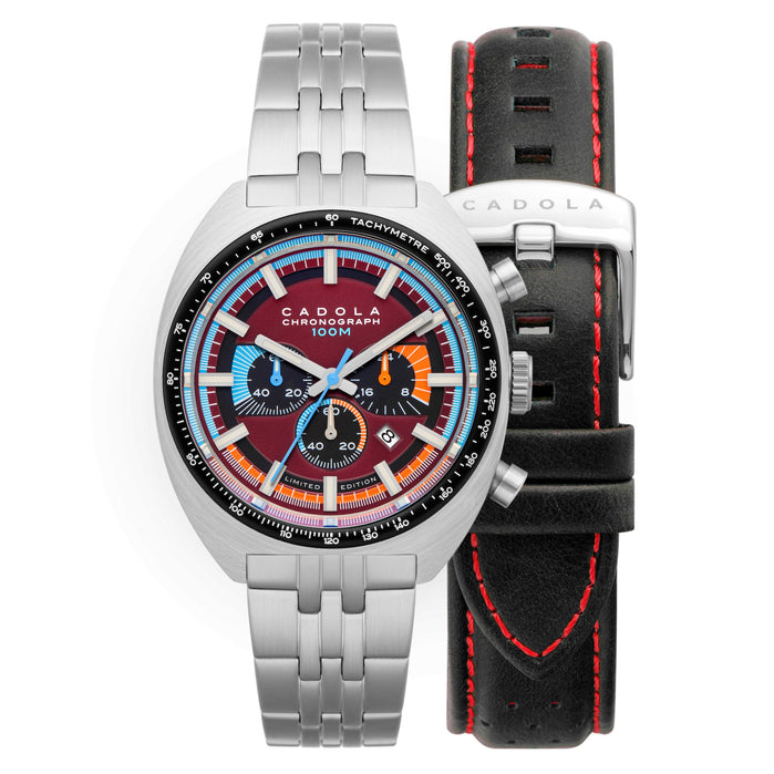 Cadola 1977 Chronograph Limited Edition Malbec angled shot picture