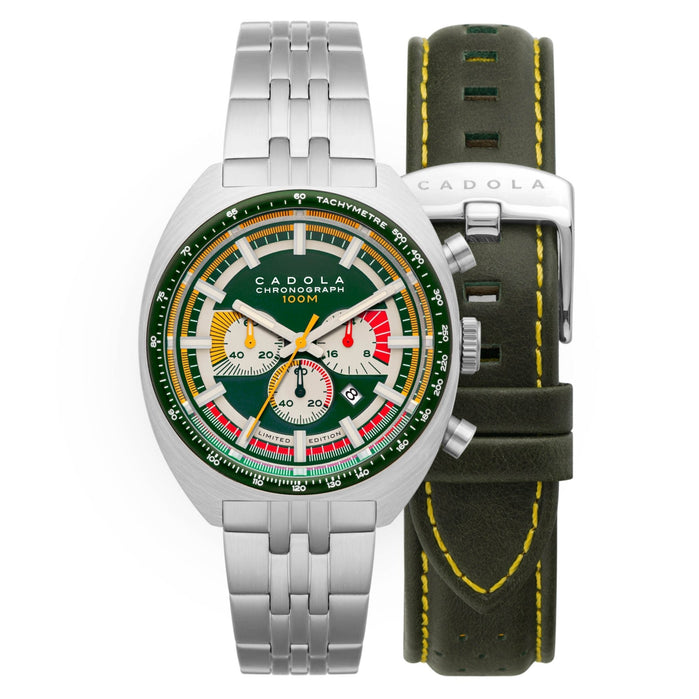 Cadola 1977 Chronograph Racing Pine Limited Edition angled shot picture