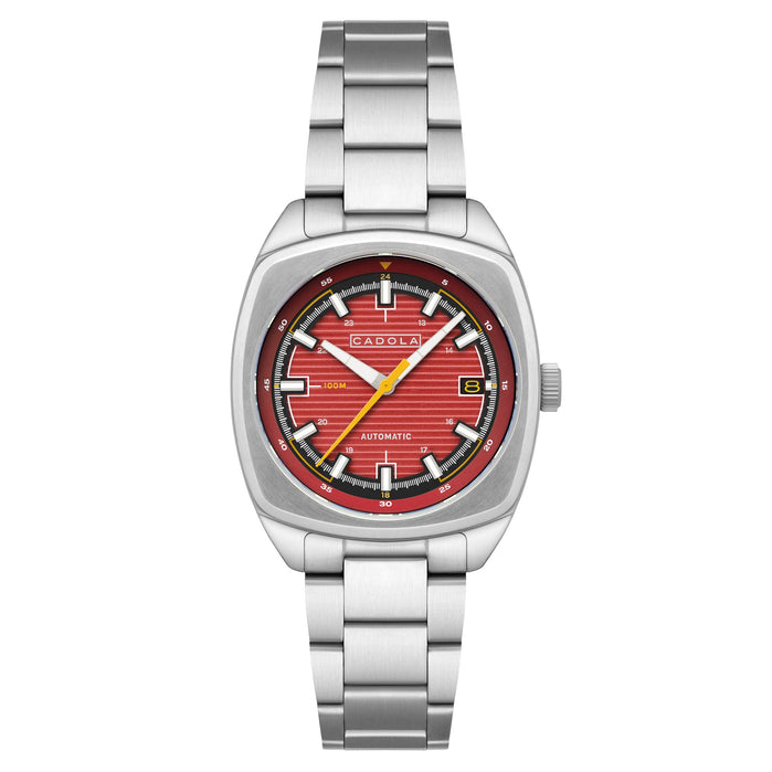 Cadola Buxton Automatic Marzand Red angled shot picture