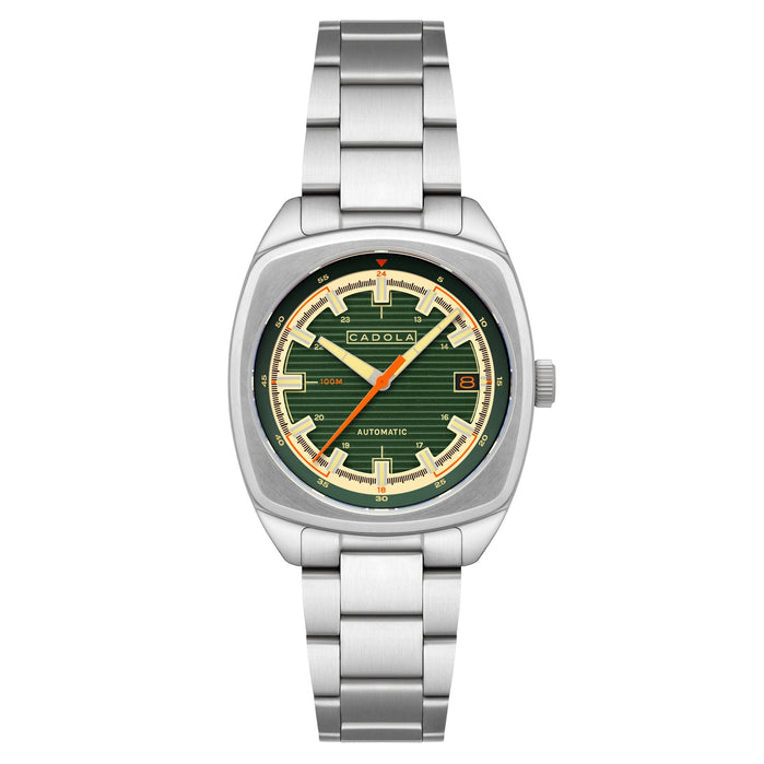 Cadola Buxton Automatic Racing Green angled shot picture