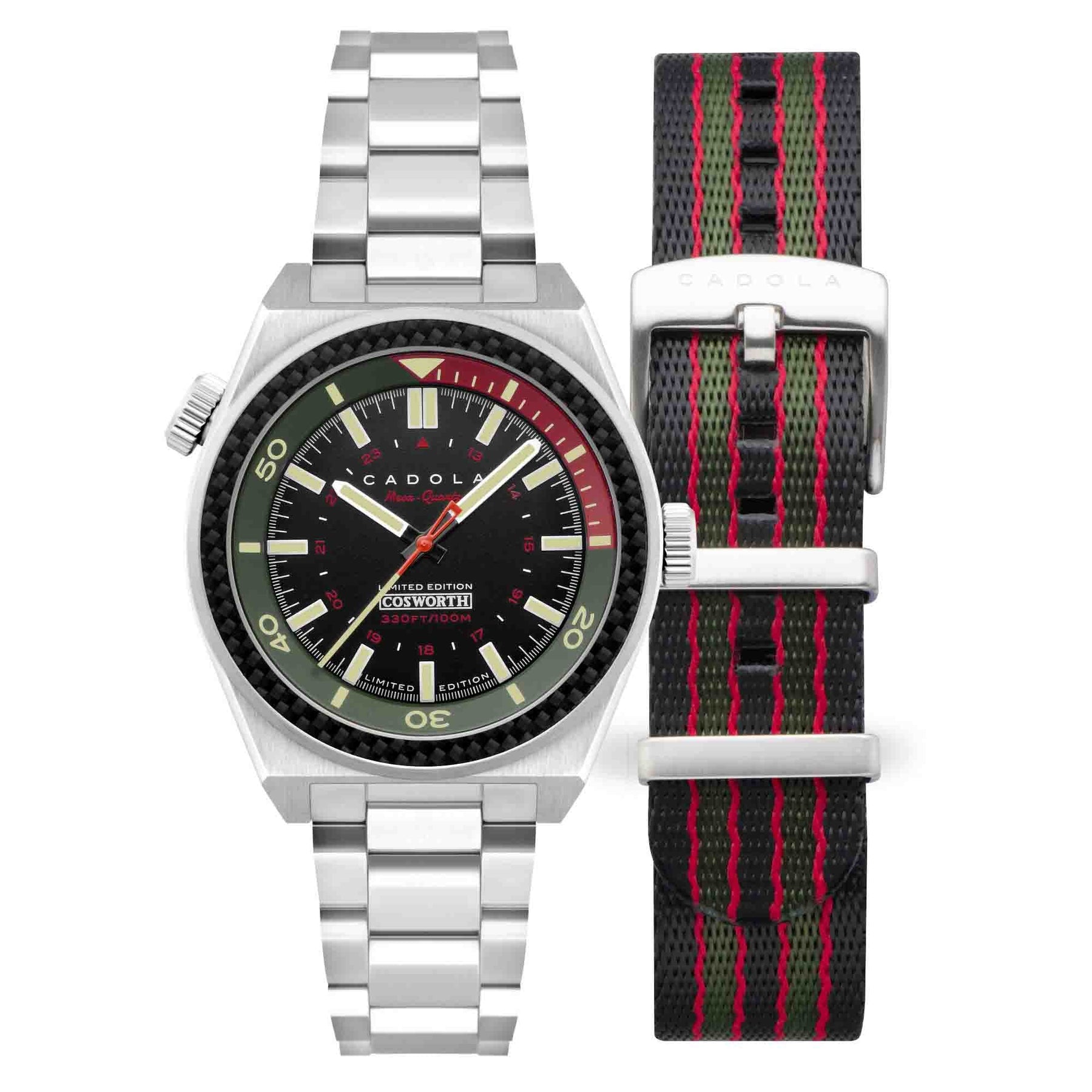 Cadola Cosworth Costin Meca Quartz Pitstop Black | Watches.com